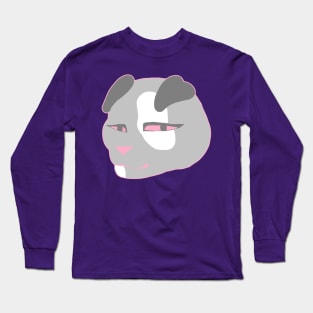 Demi girl pride cat Long Sleeve T-Shirt